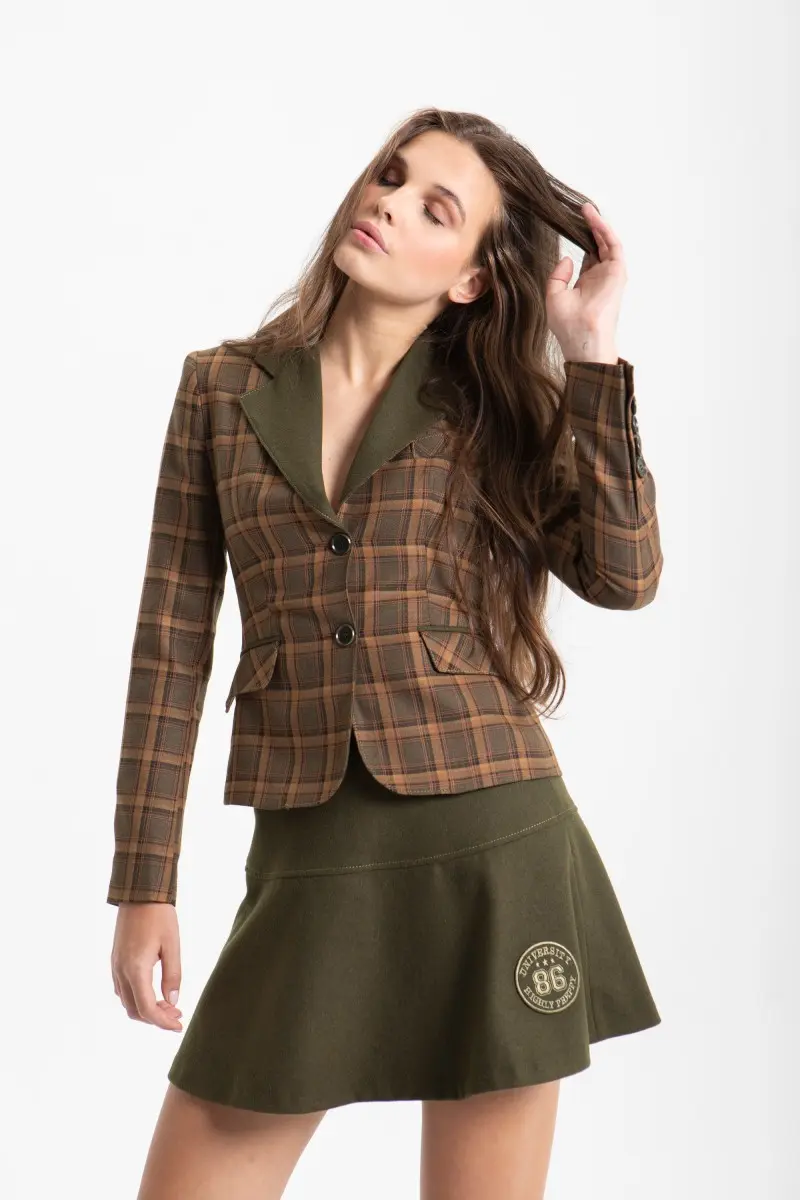 BLAZER CUADRO  VERDE