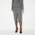 FALDA EF GRIGIO