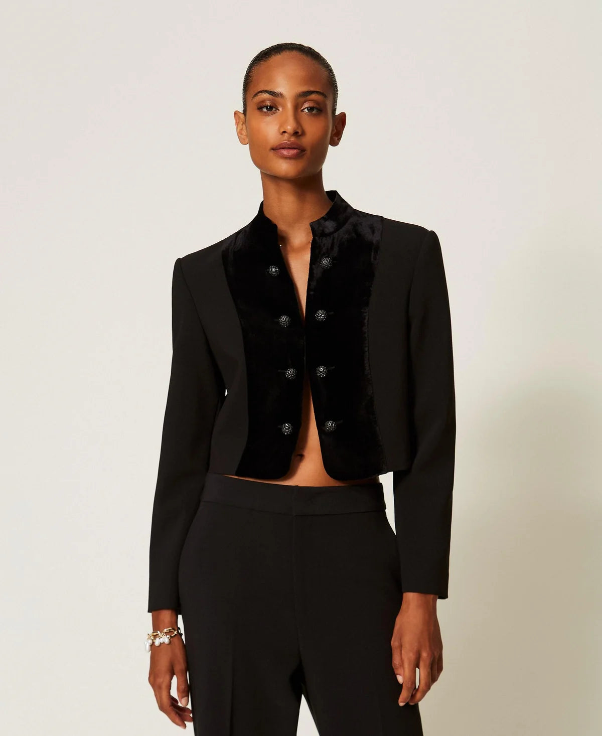 CHAQUETA TERCIOPELO COMB