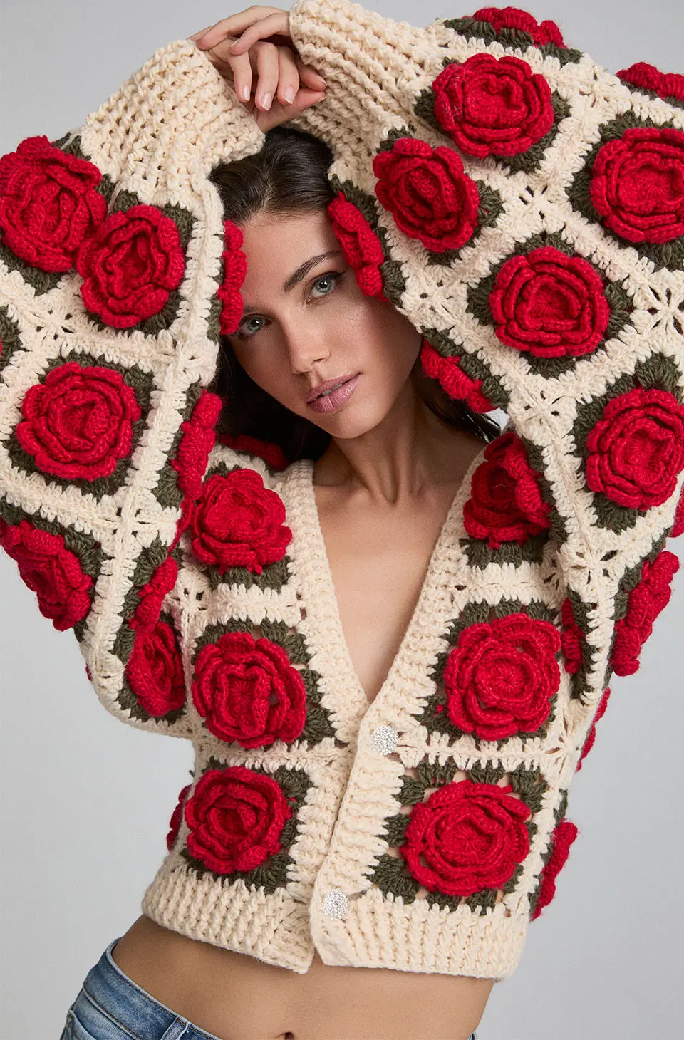 CARDIGAN RED