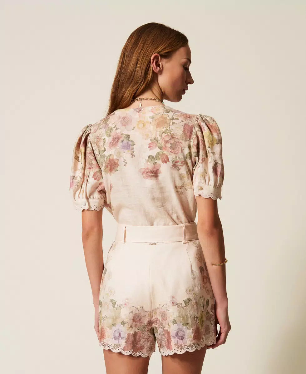 SHORT FLORES 