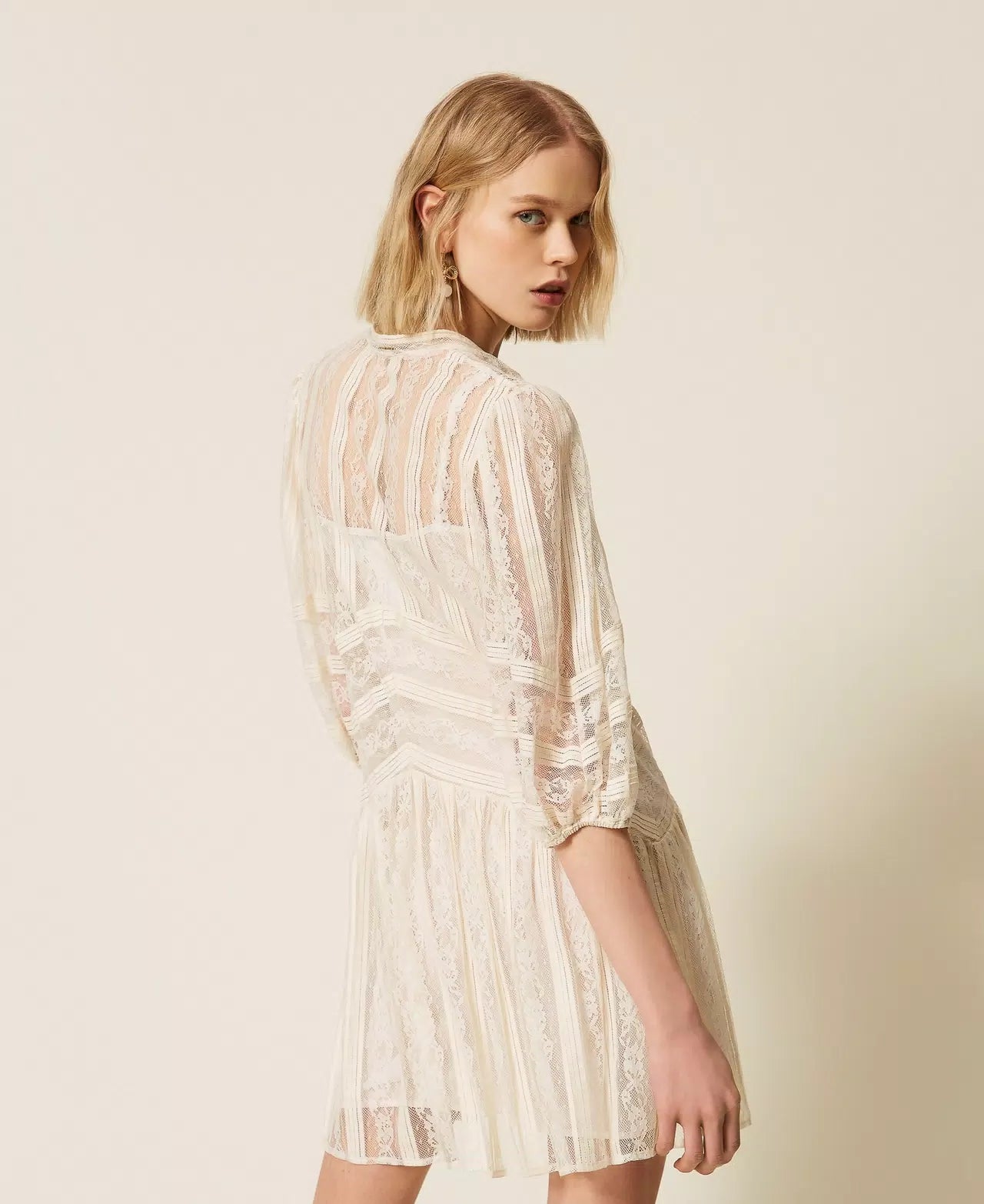 VESTIDO ENCAJE TWINSET