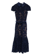 VESTIDO NAVY GUIPURE