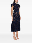 VESTIDO NAVY GUIPURE