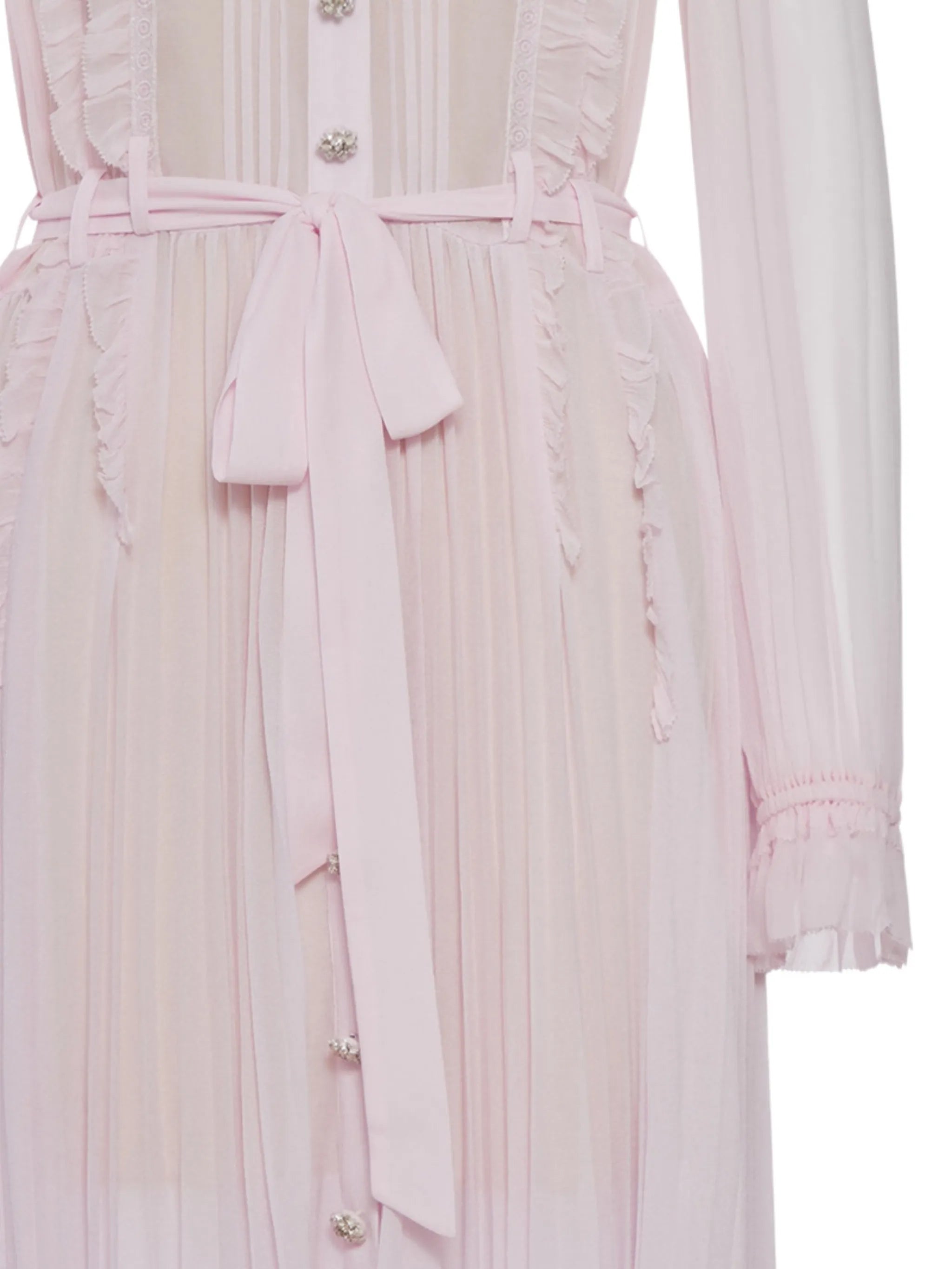 VESTIDO PINK PLEATED