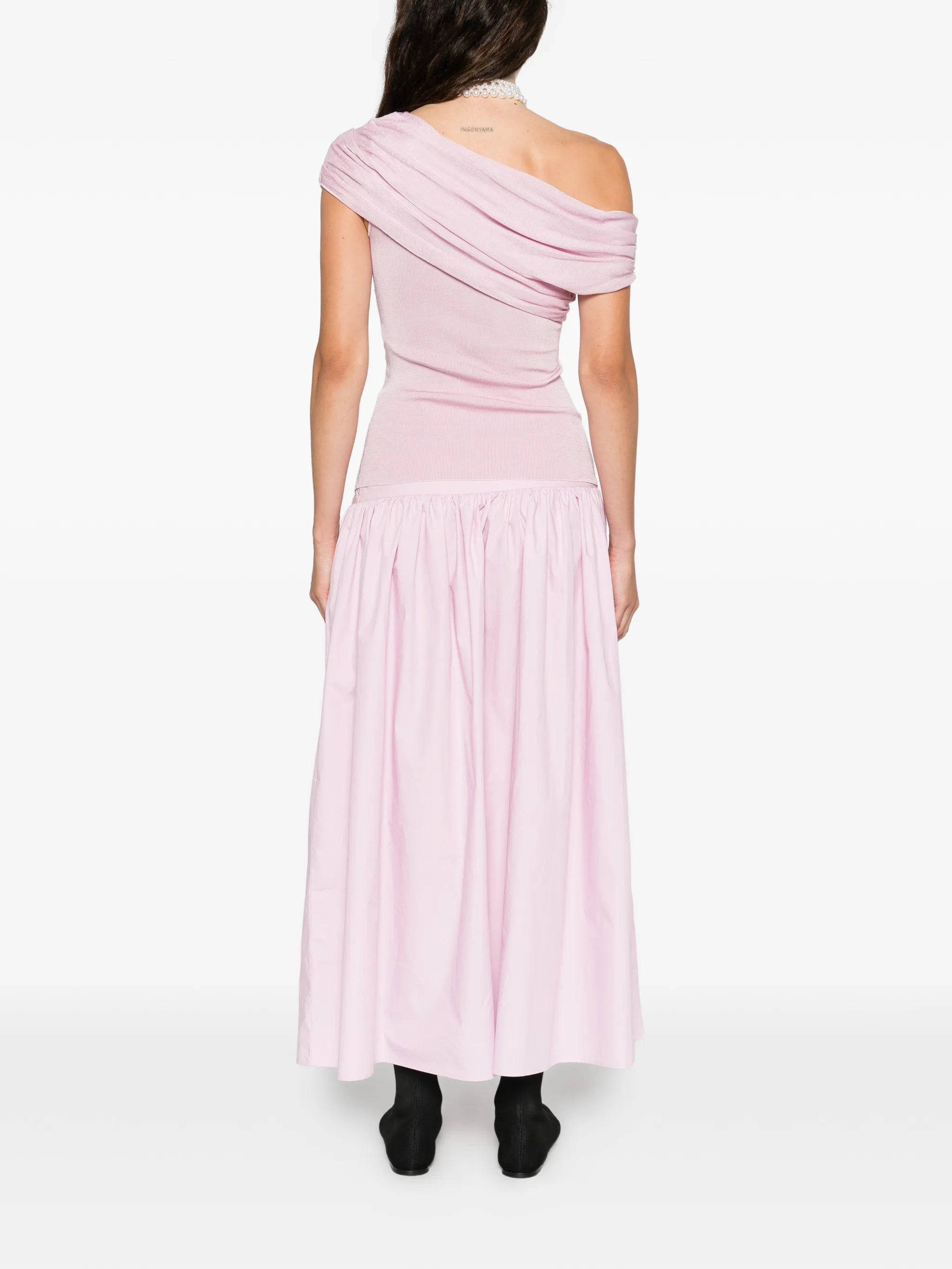VESTIDO COTTON DRAPED