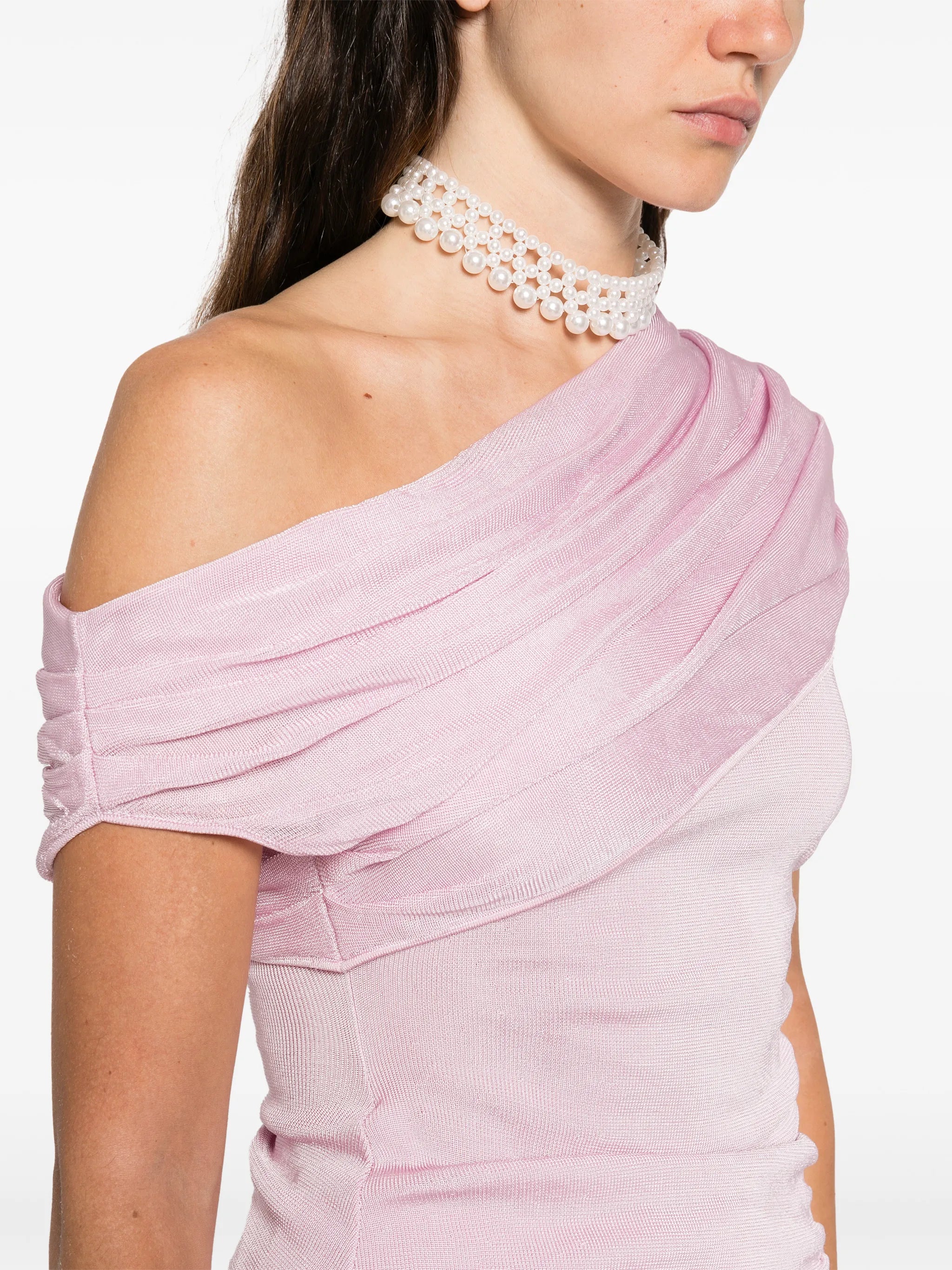 VESTIDO COTTON DRAPED