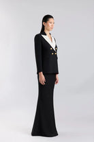 BLAZER CRUZADA NEGRO ICONIC CODE 01