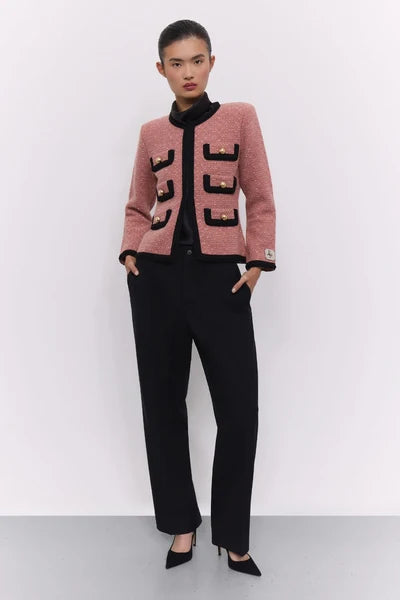 CHAQUETA BICOLOR ROSA PRESTON