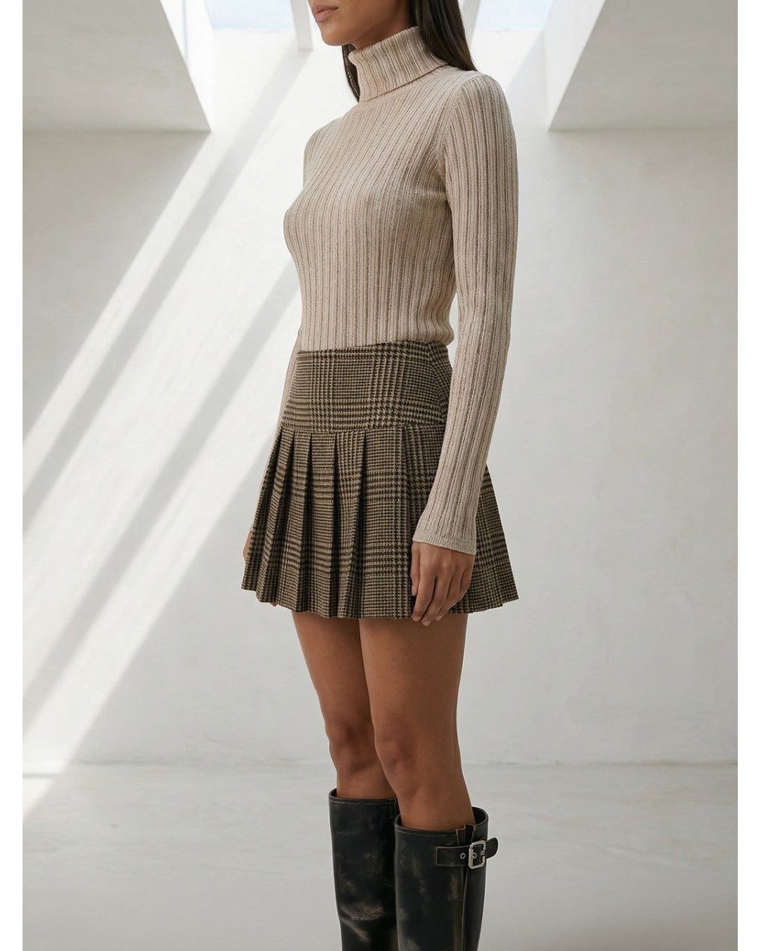 JERSEY CUELLO ALTO BRILLO