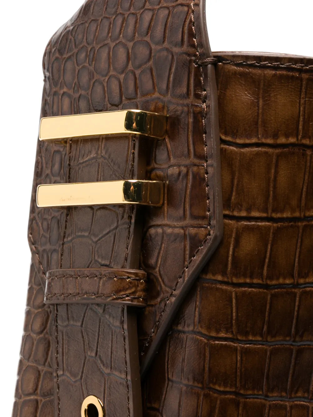 BOLSO BROWN CROCO