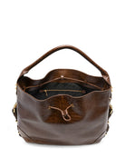 BOLSO BROWN CROCO