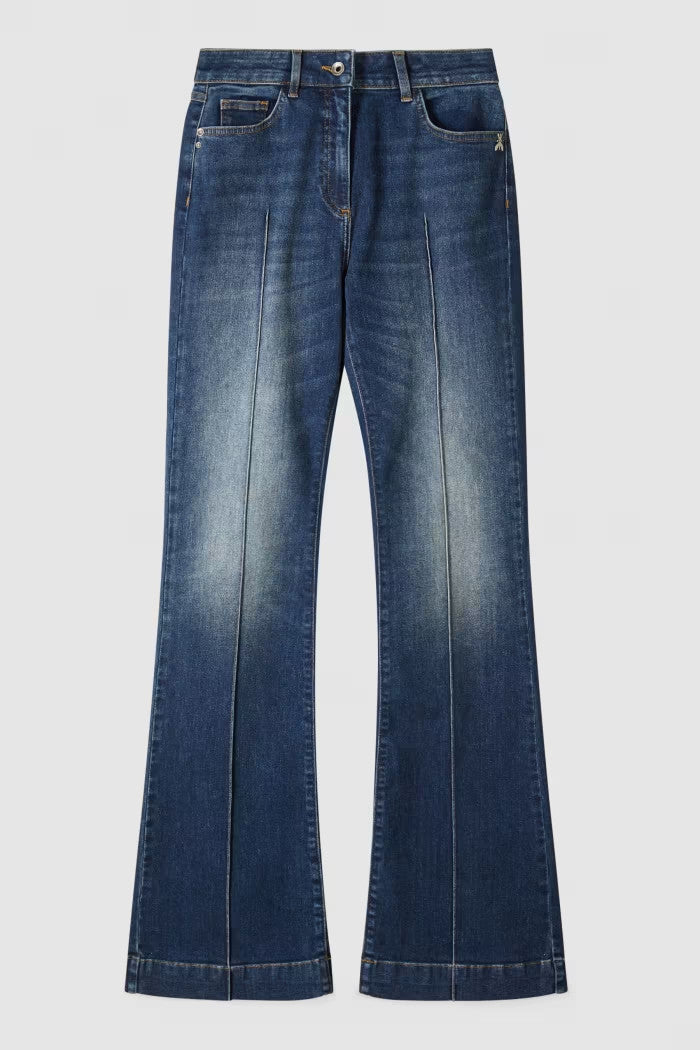 JEANS FLARE COSTURA