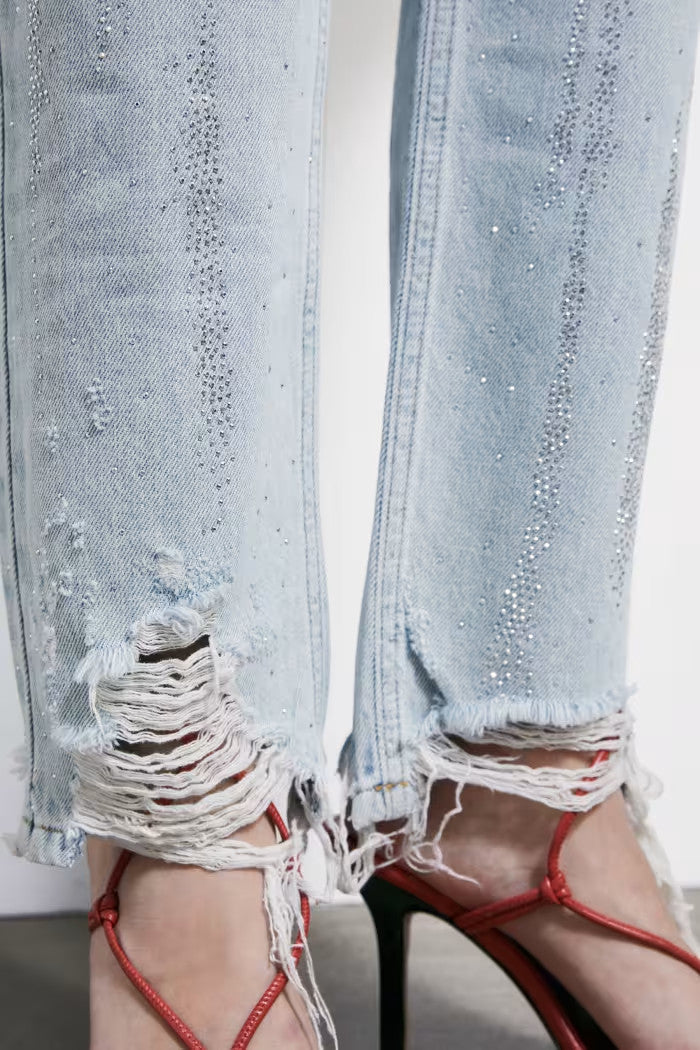 JEANS BRILLOS
