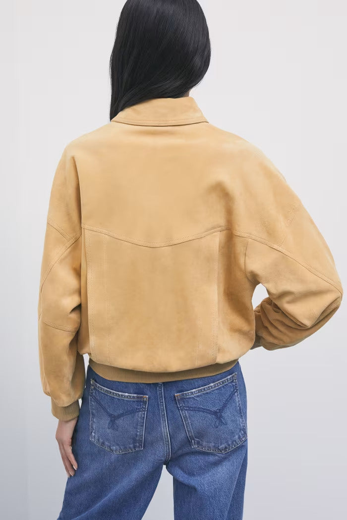 CHAQUETA PIEL CREMALLERAS