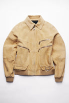 CHAQUETA PIEL CREMALLERAS