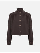 CHAQUETA MARRÓN SCRIPTA