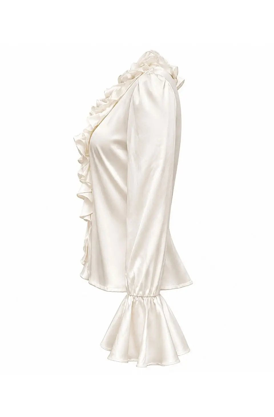 BLUSA IVORY RUFFLE
