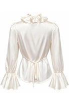 BLUSA IVORY RUFFLE
