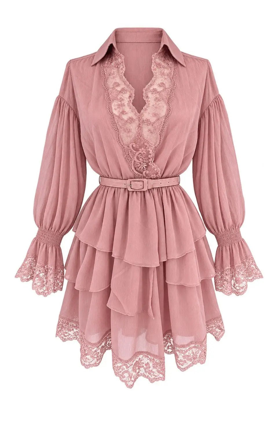 VESTIDO PINK LACE