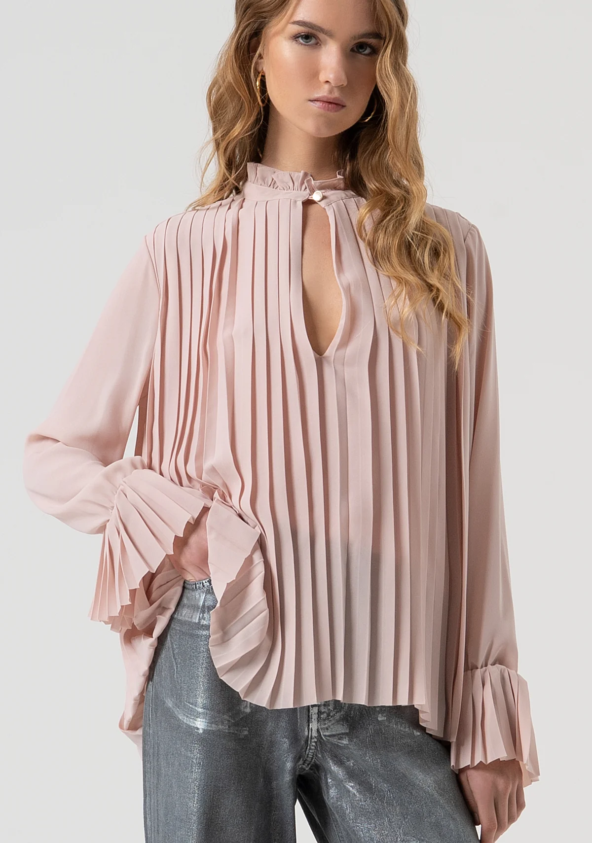 BLUSA PLISSE