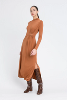 VESTIDO LARGO PLISSE